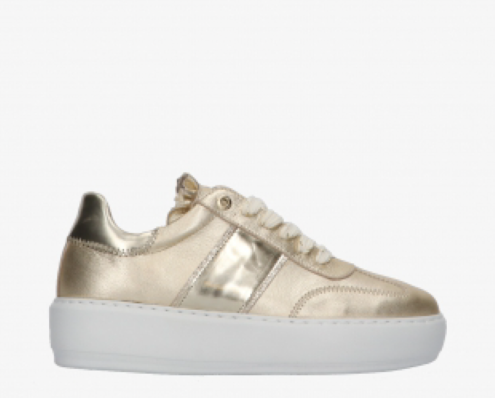 AUBREE SNEAKER 3 Platino Gold Leather