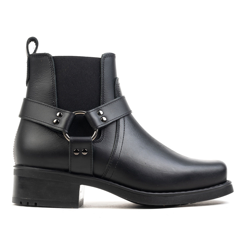NORDLAND Harley ankle boot din piele naturală negru | Alpina