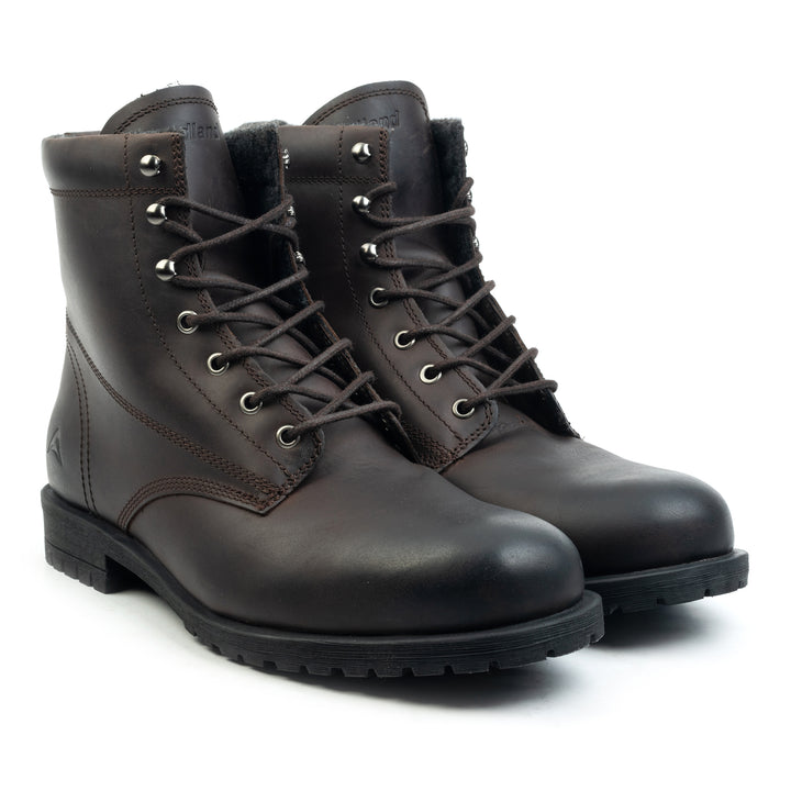 GORDON MID BOOT Dk Brown