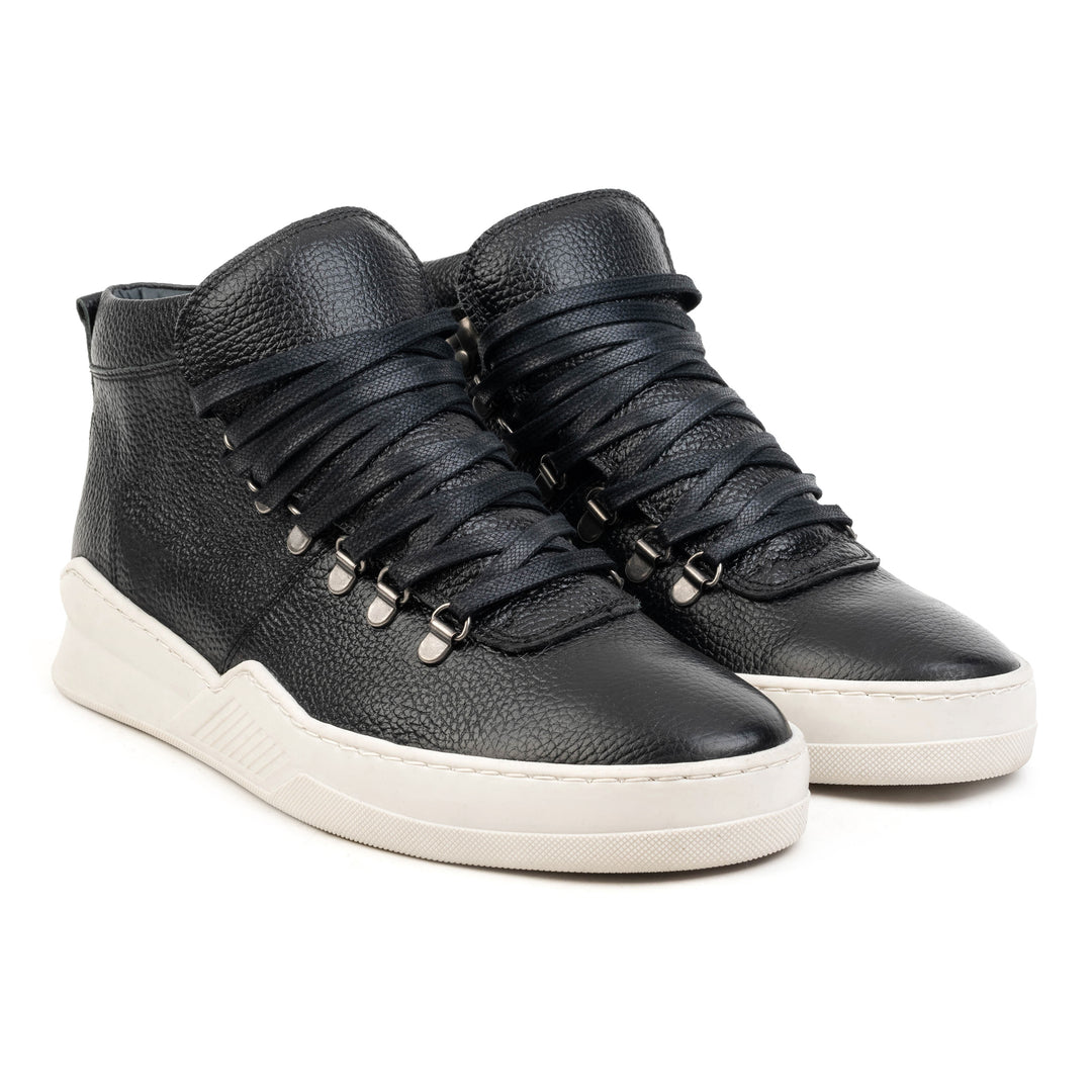 ESKO HIKING MID Black Leather Milled