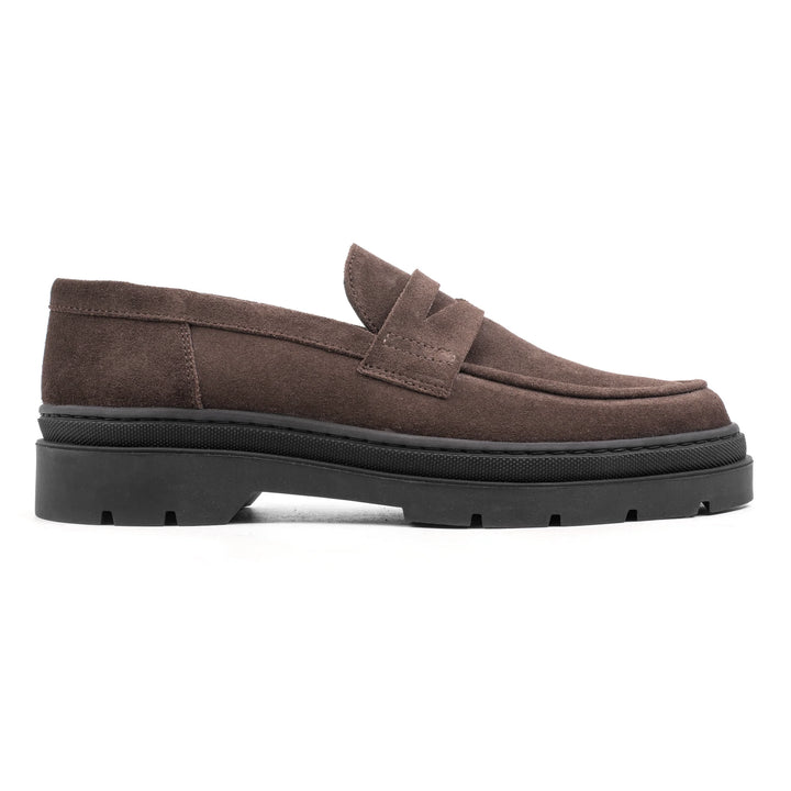 ELON LOAFER Dk Brown Suede