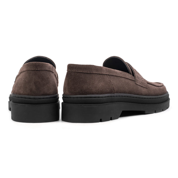 ELON LOAFER Dk Brown Suede