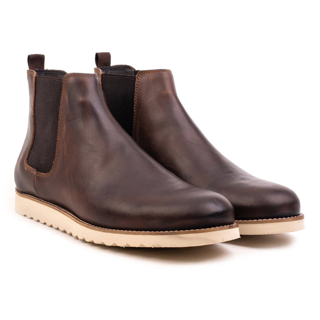 RAVAL CHELSEA BOOT Bruciato Waxed Leather