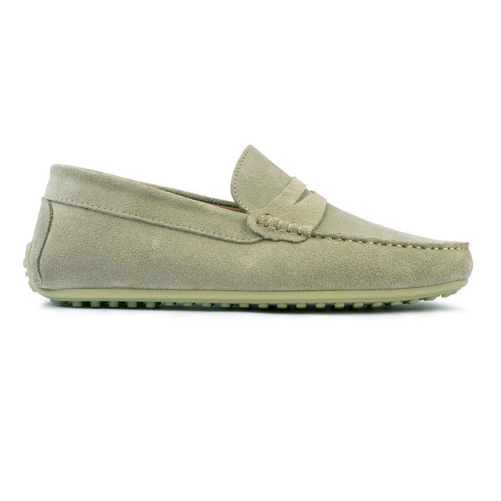 BJORN LOAFER Green Suede