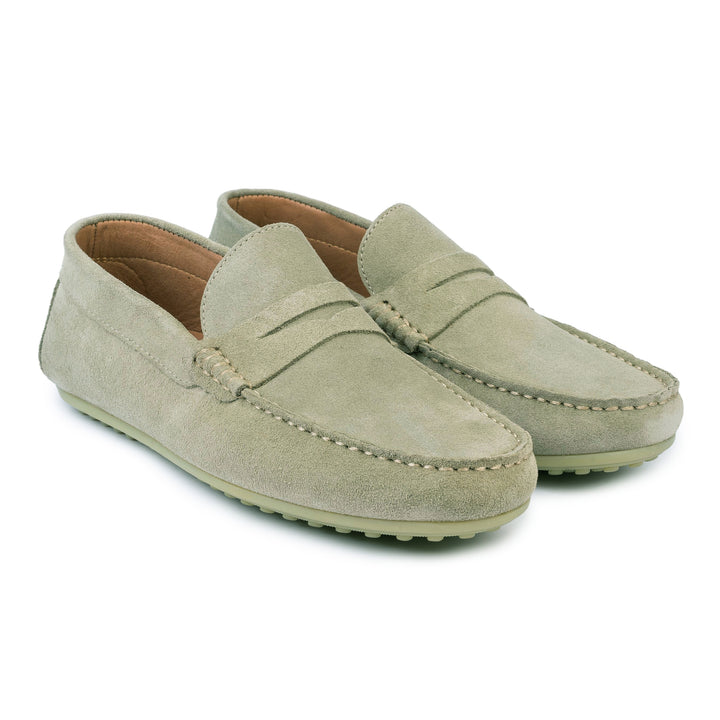 BJORN LOAFER Green Suede