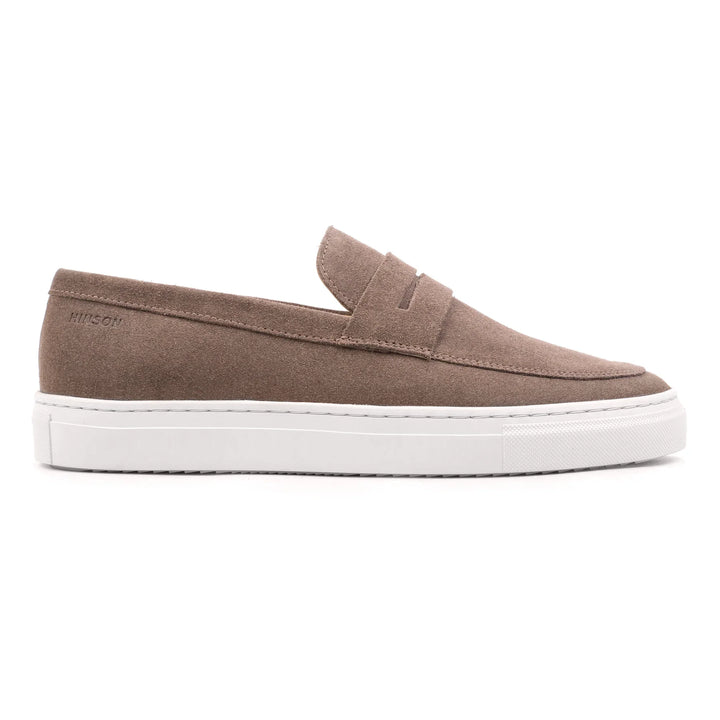 MALTON LOAFER SADDLE Taupe Suede