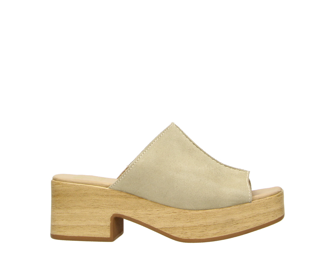 TIVA SLIPPER Beige Suede