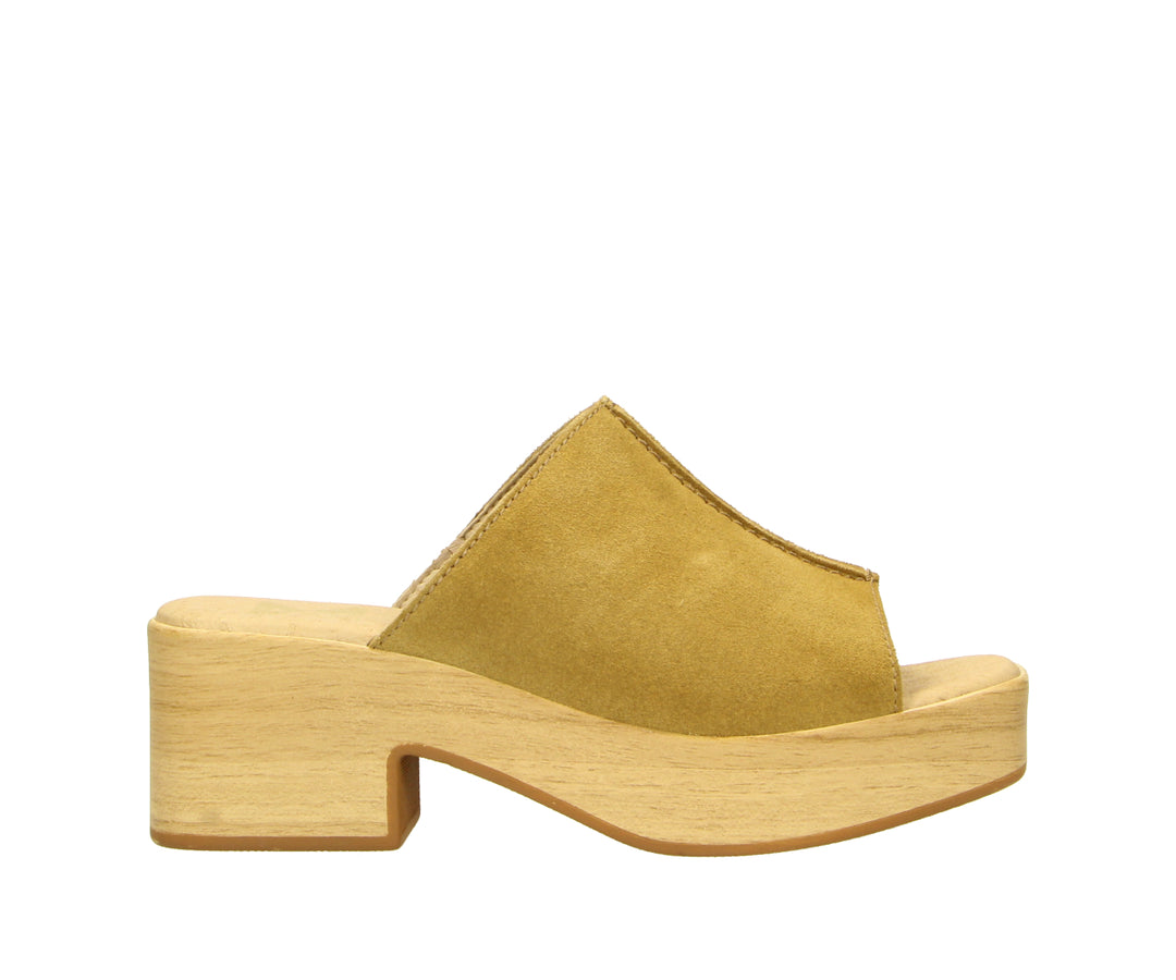 TIVA SLIPPER Camel Suede