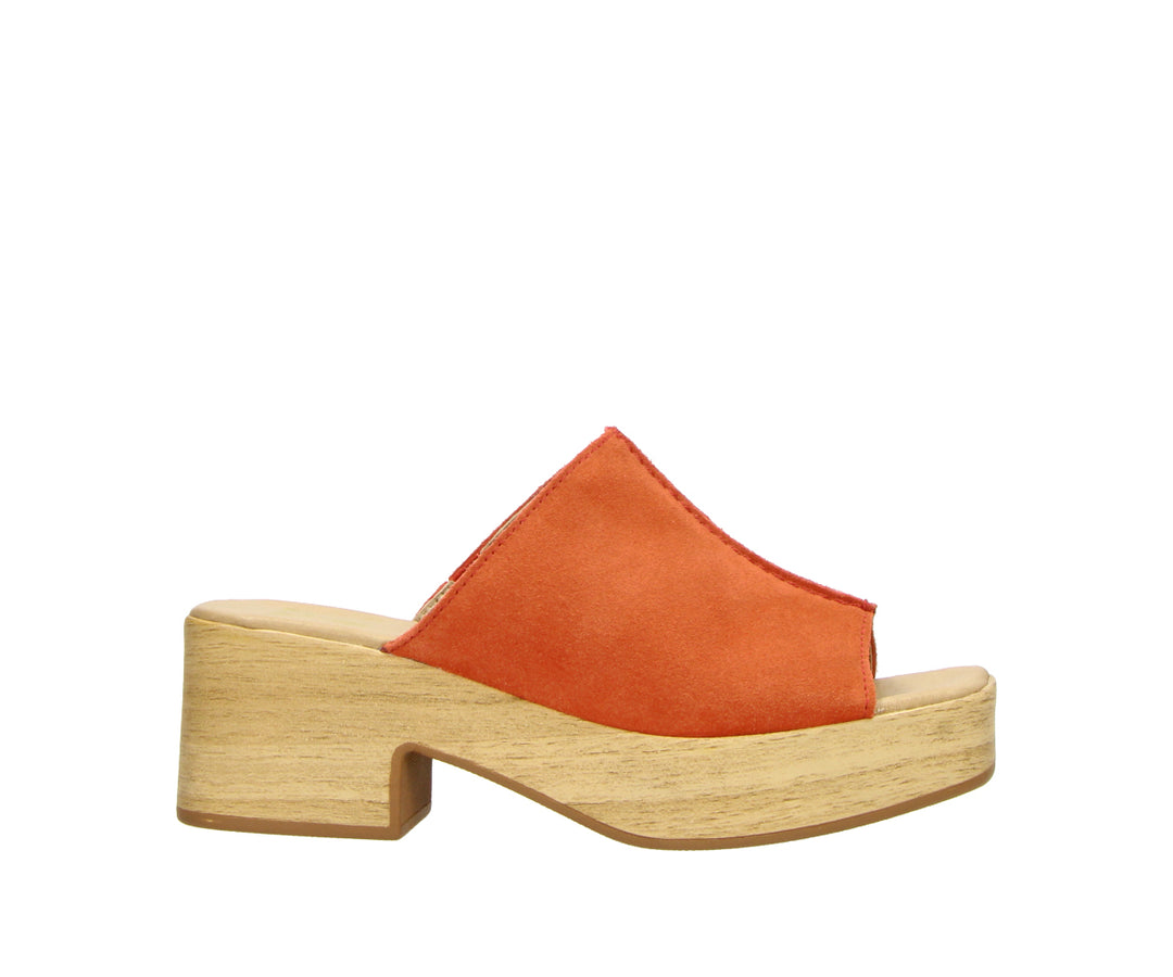 TIVA SLIPPER Coral Suede
