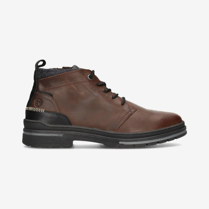 BRUT LACE UP BOOT Dark Brown Leather