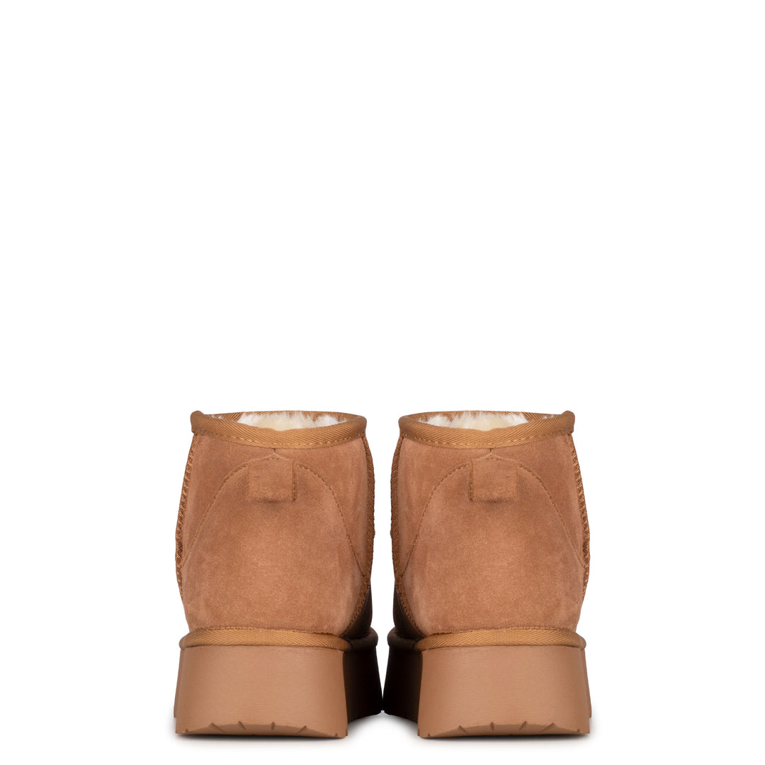 LIEN LOW BOOT Cognac Velour