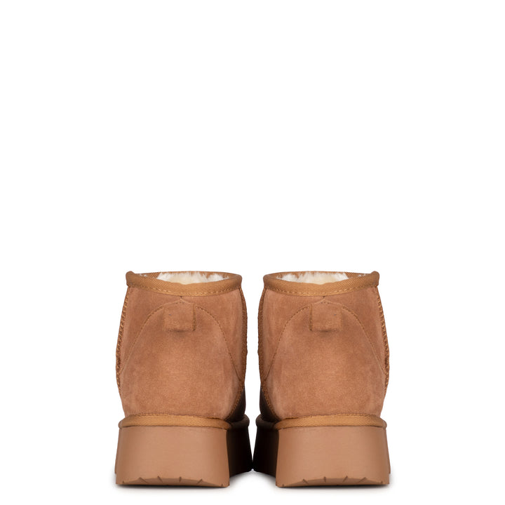 LIEN LOW BOOT Cognac Velour