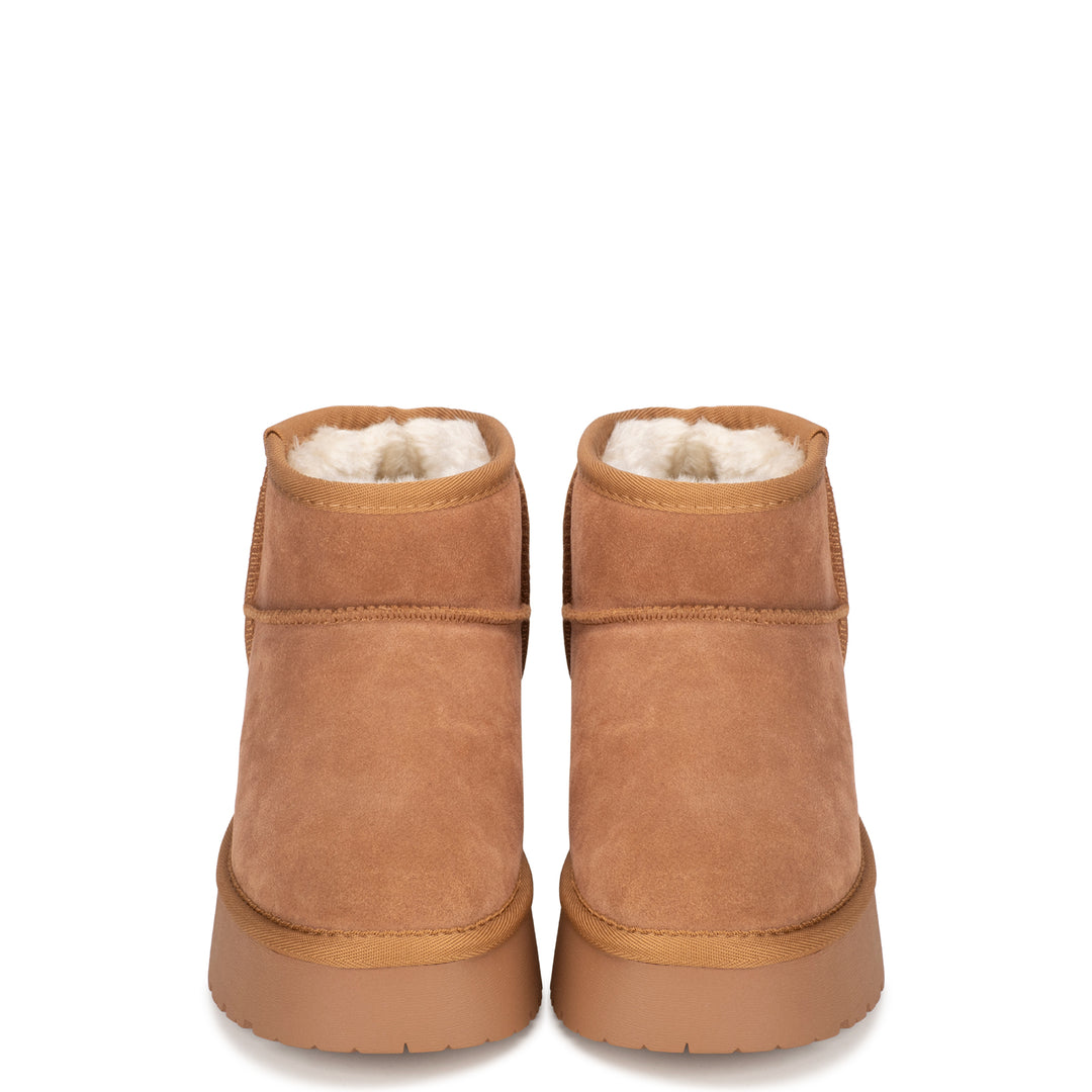 LIEN LOW BOOT Cognac Velour