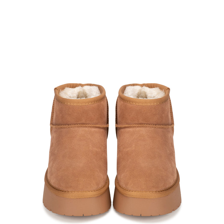 LIEN LOW BOOT Cognac Velour