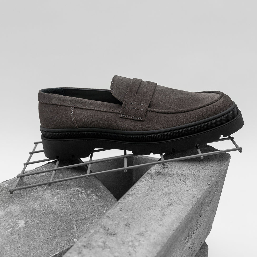 ELON LOAFER Antracite Suede