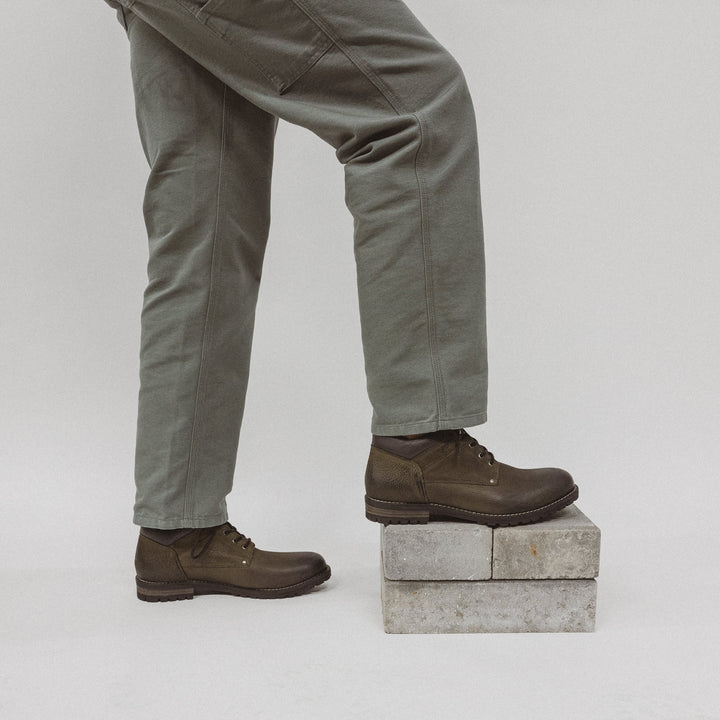 GORDON ANKLE BOOT Olive Nubuck