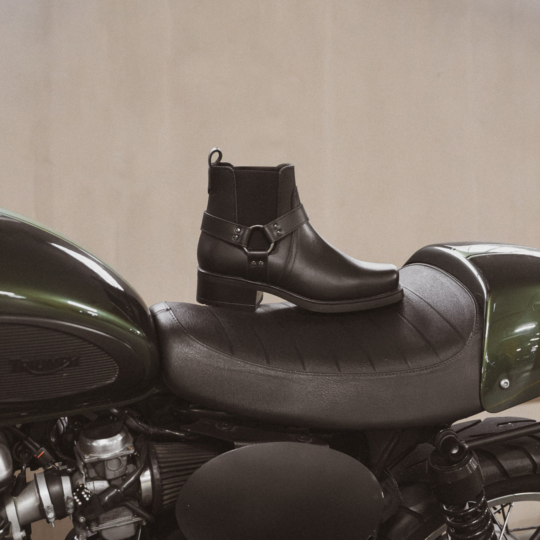 HARLEY ANKLE BOOT Black Leather