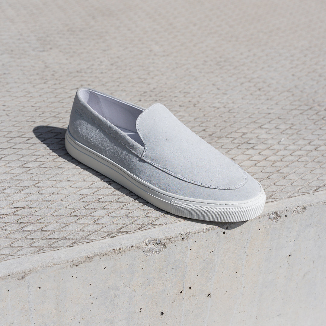MALTON LOAFER White Suede