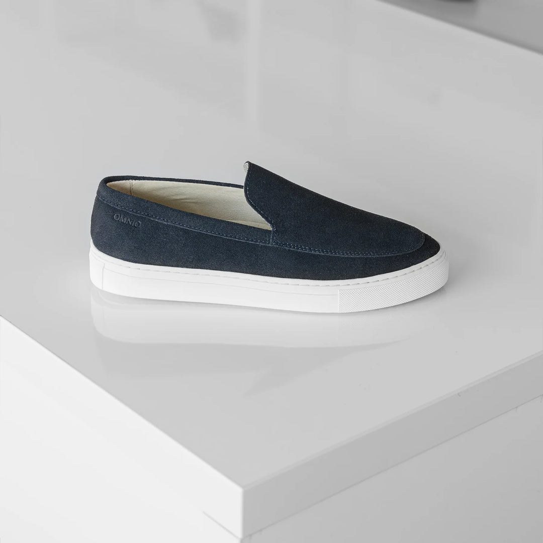 MALTON LOAFER Dk Blue Suede