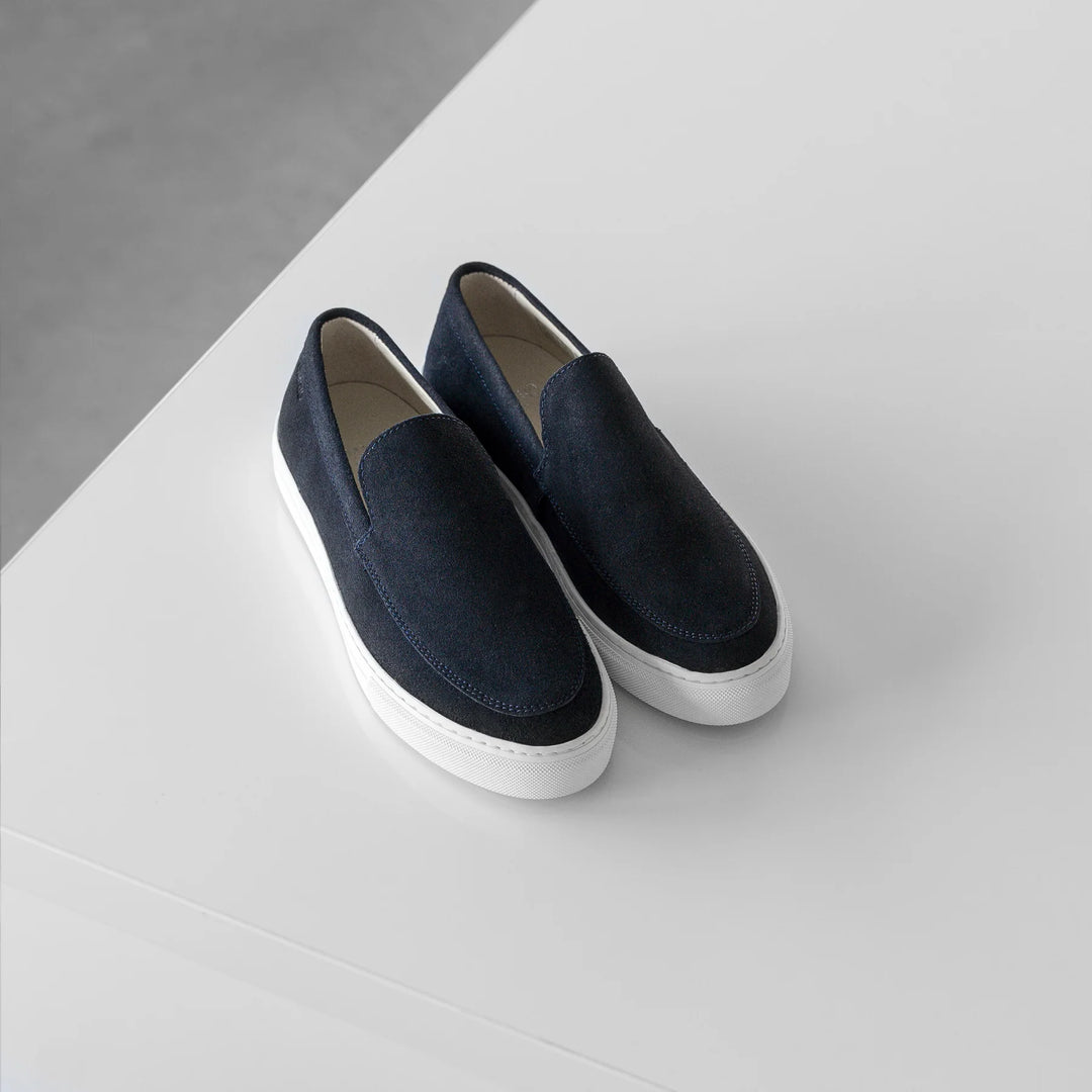 MALTON LOAFER Dk Blue Suede