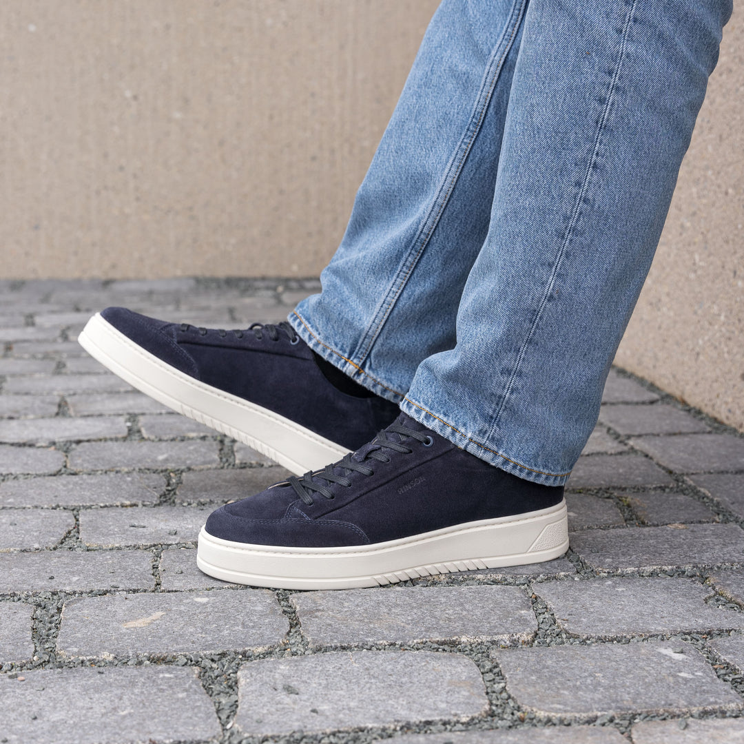 MILLER RETRO Dark Blue Suede