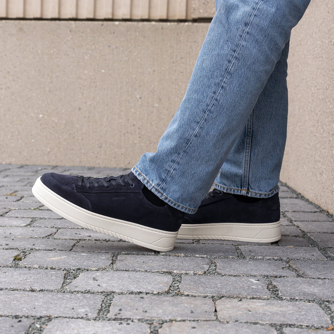 MILLER RETRO Dark Blue Suede