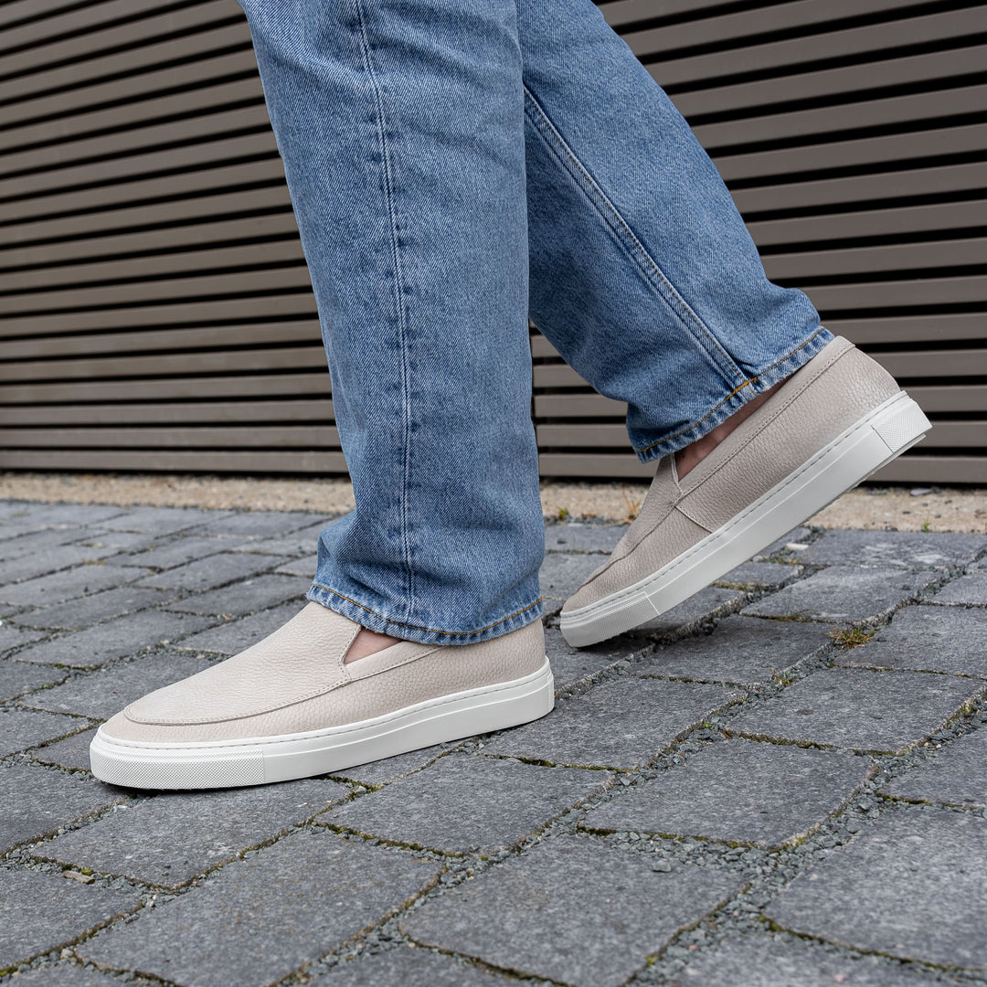 MALTON LOAFER Beige Nubuck Milled