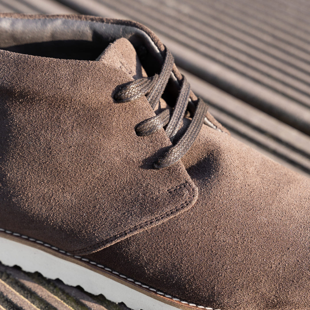 RAVAL CHUKKA Dk Brown Suede