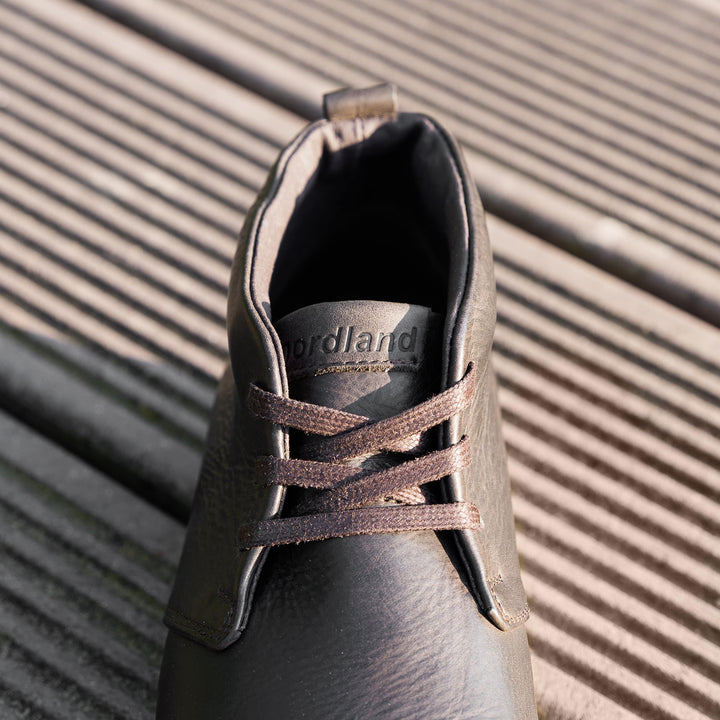 RAVAL CHUKKA Dk Brown Leather Milled