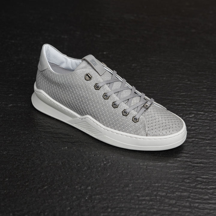 ESKO CITY LOW Dragon Lt.grey Embossed Leather