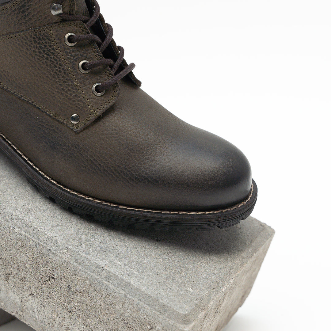 GORDON ANKLE BOOT Olive Nubuck