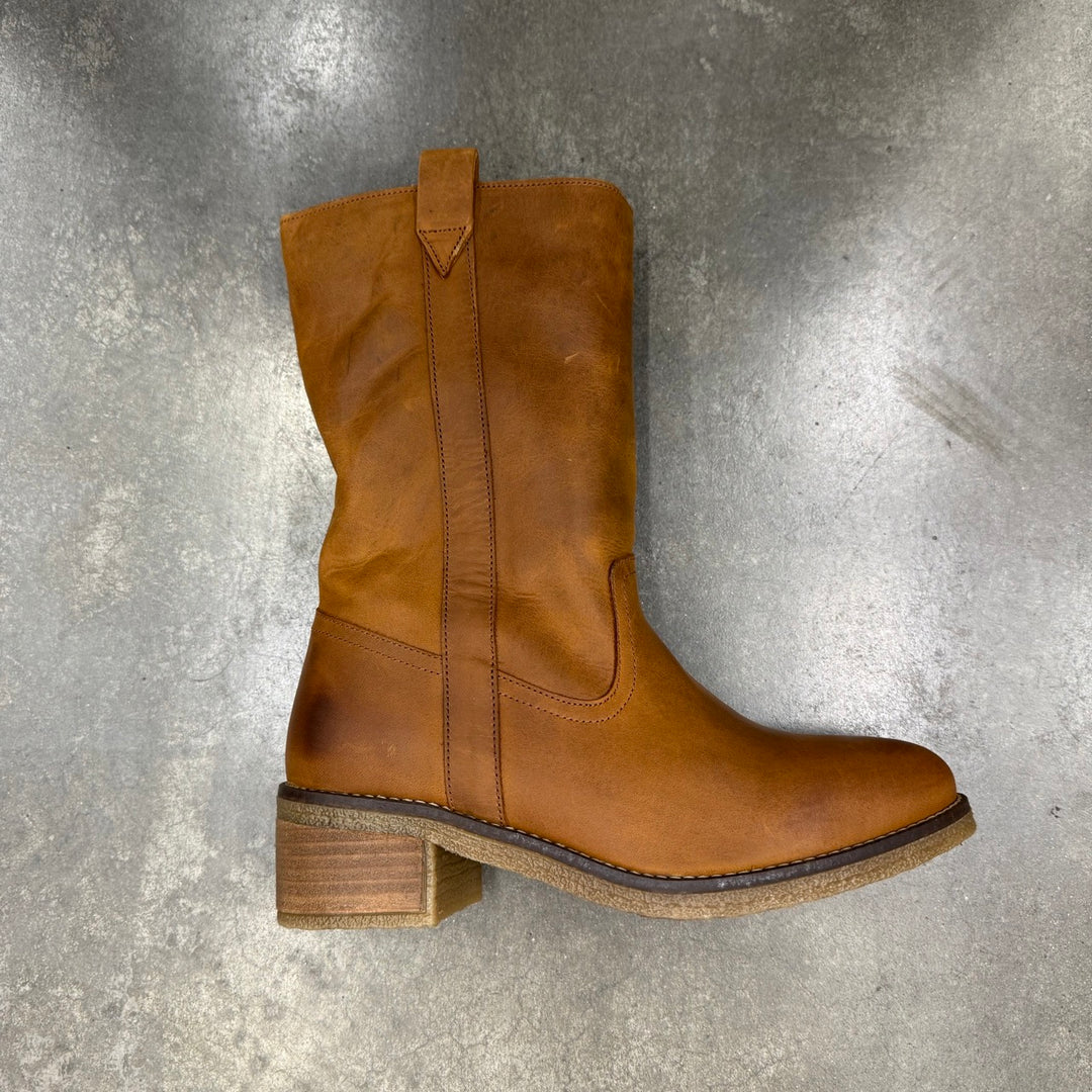 MATILDE HI BOOT Cognac Leather