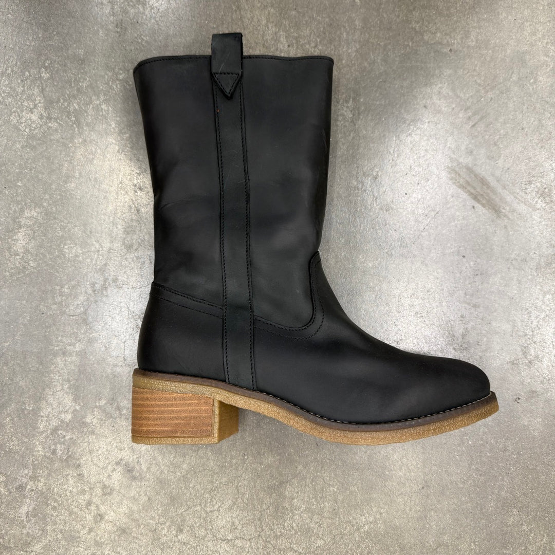 MATILDE HI BOOT Black Leather