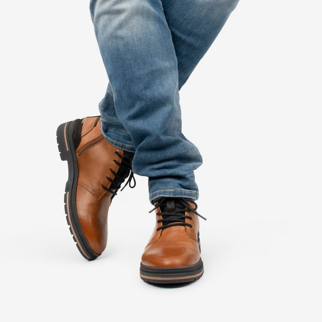 BRUT LACE UP BOOT Cognac Leather