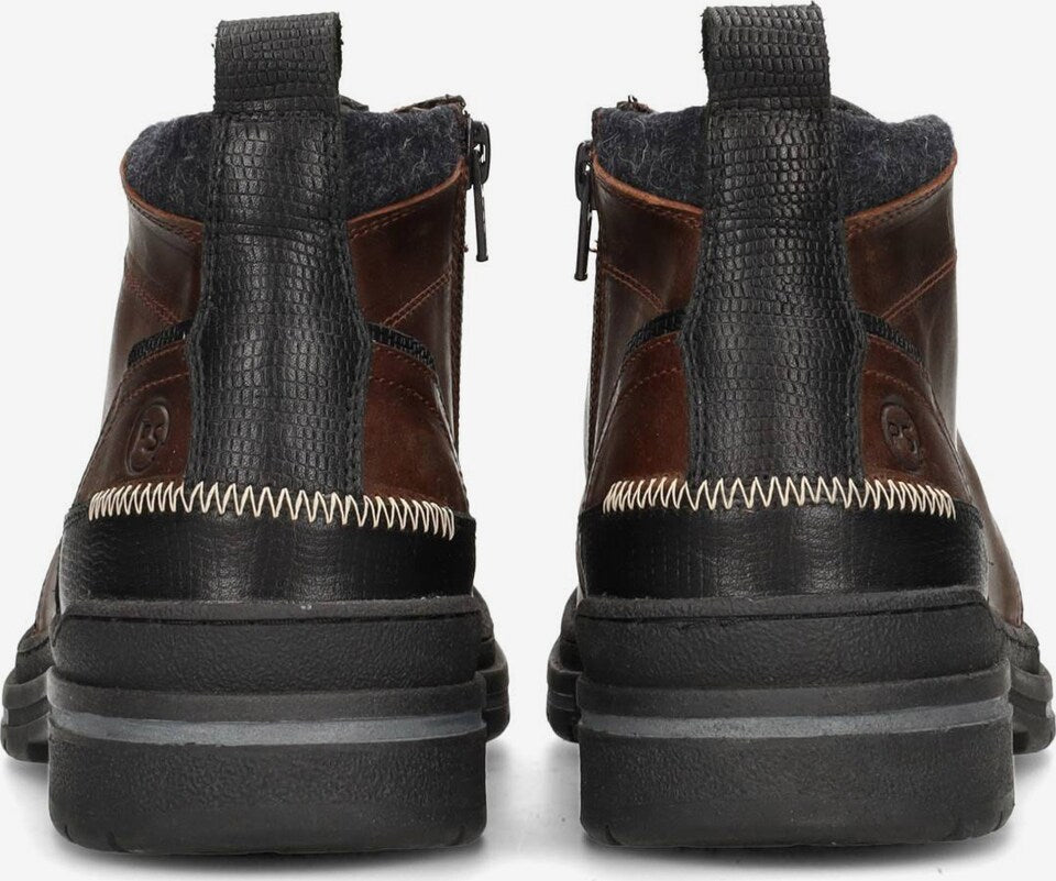BRUT LACE UP BOOT Dark Brown Leather