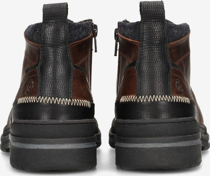 BRUT LACE UP BOOT Dark Brown Leather