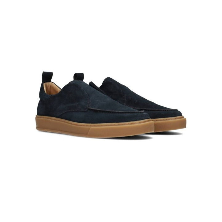 GREGORY MOC SHOES Navy Suede