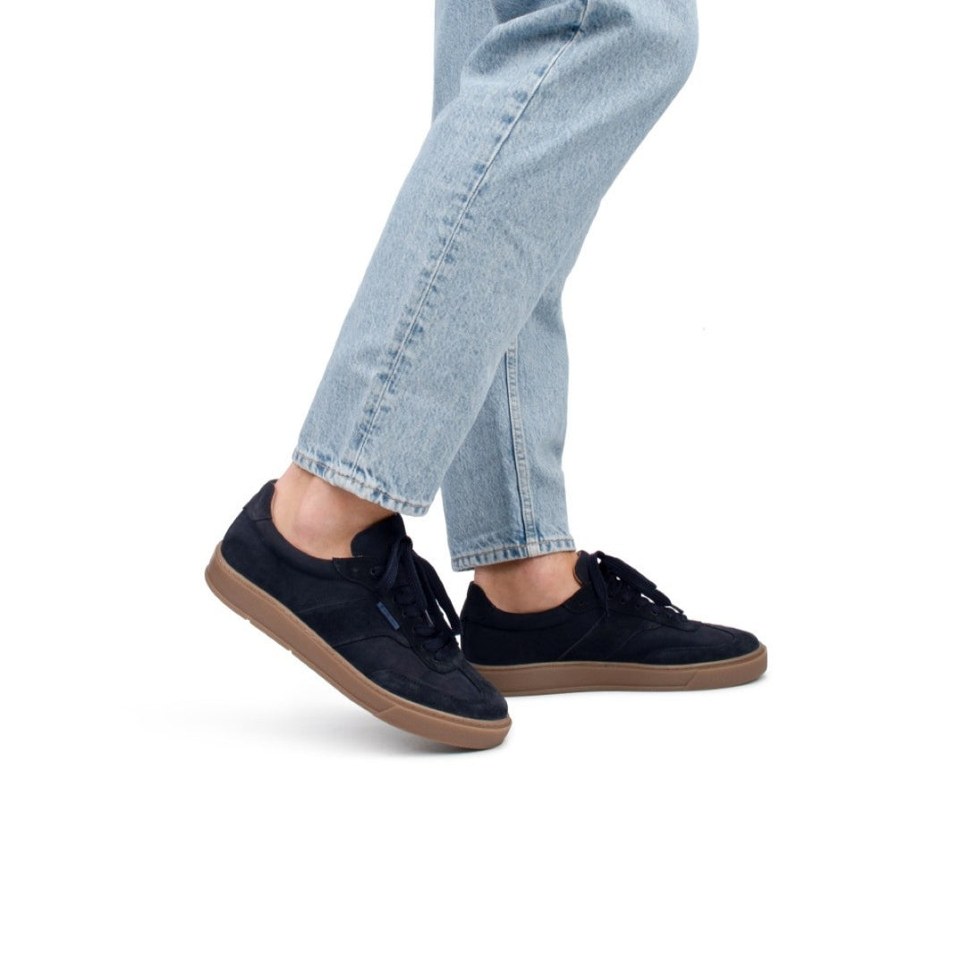 GREGORY SNEAKER Navy Leather