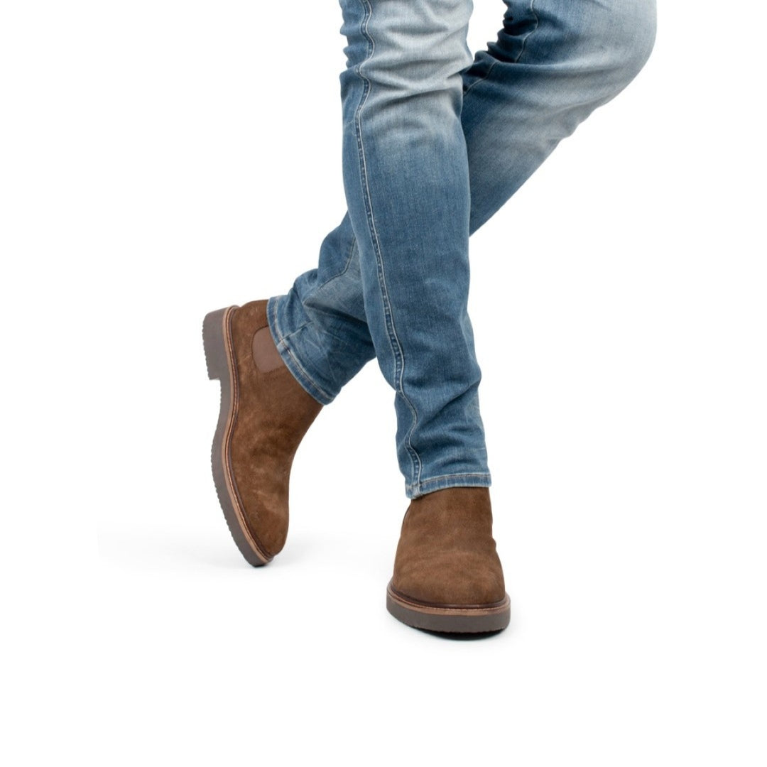 HUDSON CHELSEA Brown Suede