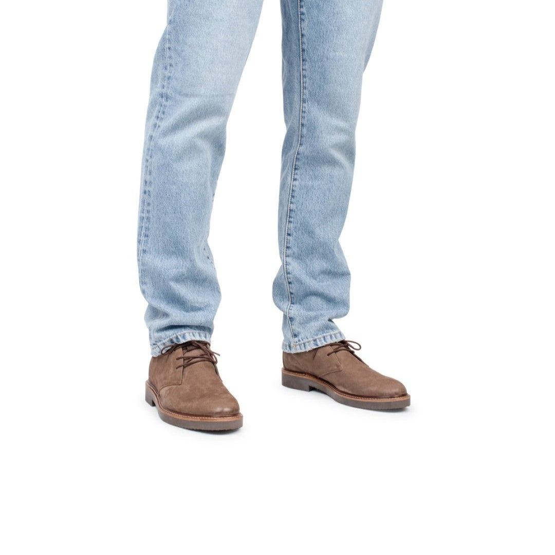 HUDSON LACE BOOT Brown Leather