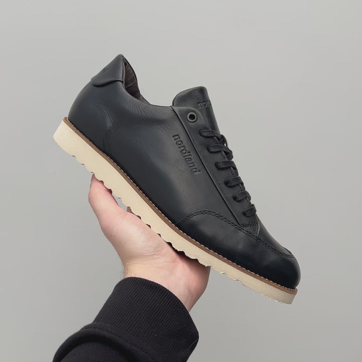 RAVAL SNEAKER Black Leather