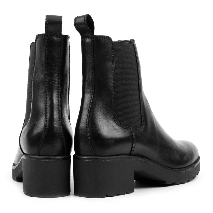 YALE MID CHELSEA Black Leather