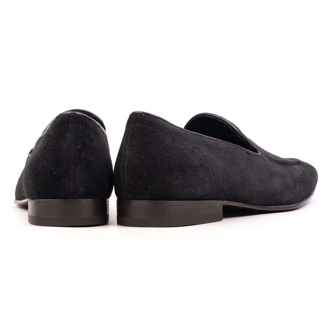 SILVA MOCCASIN Black Suede