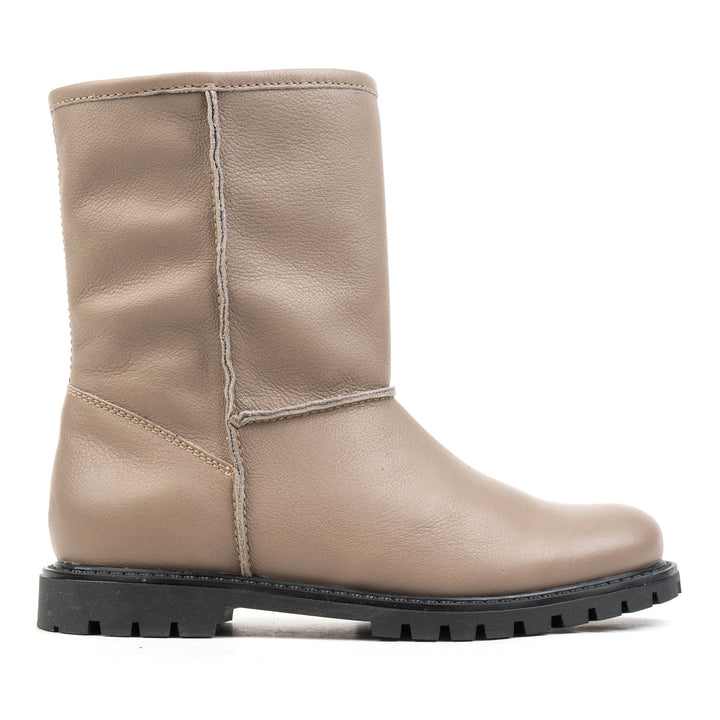 DART LADIES PULL-ON MID Taupe Leather