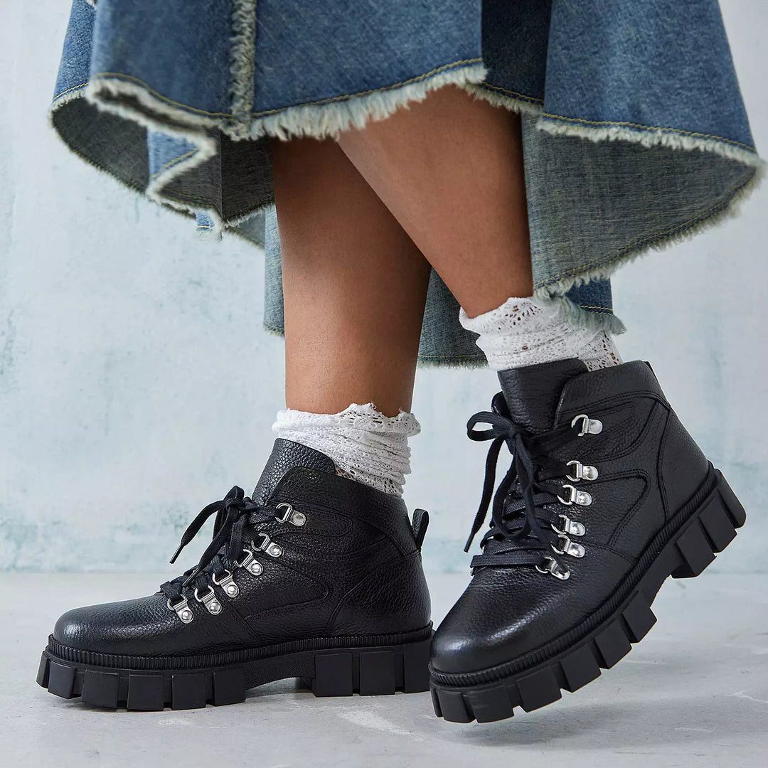 BORAGE BOOT Black Leather