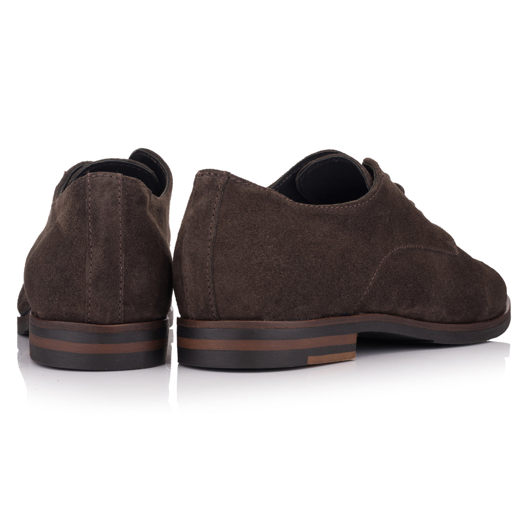 LIDIA GIBSON Dk.brown Suede Leather