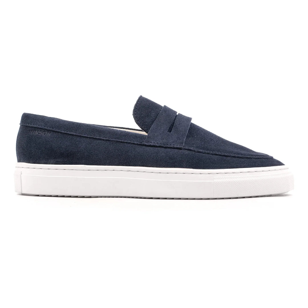 MALTON LOAFER SADDLE Dk. Blue Suede