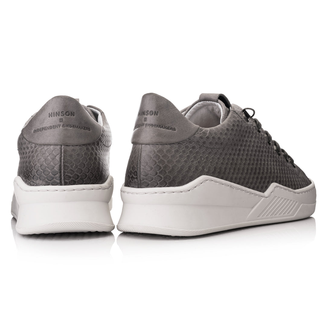 ESKO CITY LOW Dragon Grey Embossed Leather