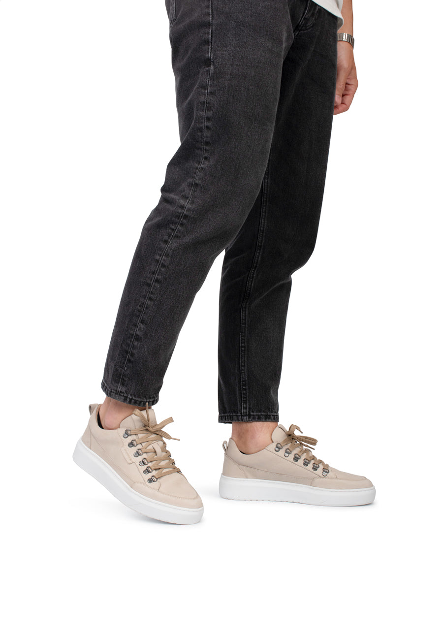 ENZO SNEAKER Beige Nubuck