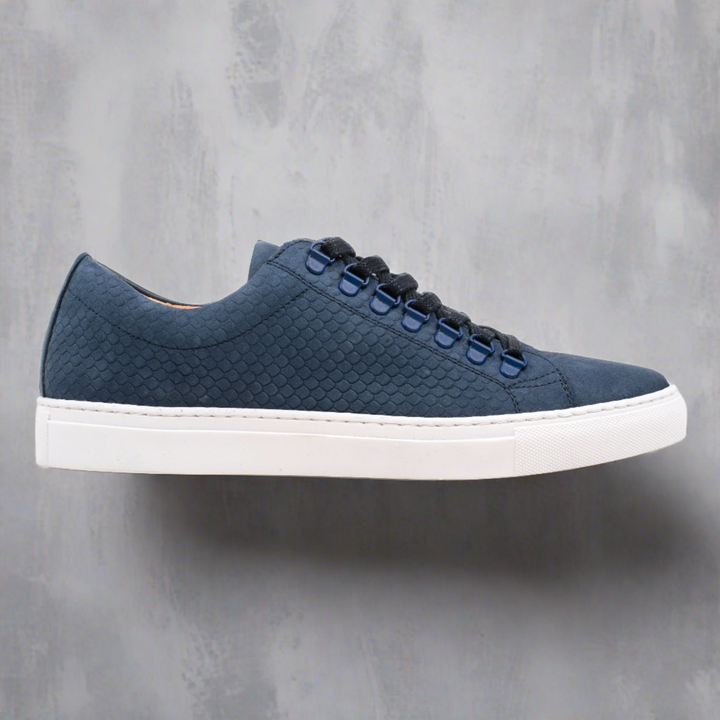 VELO SNEAKER ECO Dk.blue Embossed Leather